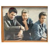 Rascal Flatts Autographed 8" x 10" Photograph Framed Behind Glass