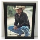 Jason Aldean & Jennifer Nettles Autographed Photos In Frames