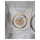 Japanese Floral Calander Collector Plate - Girls Doll Day Festival