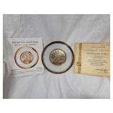 Japanese Floral Calander Collector Plate - Buddhas Birthday