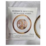 Japanese Floral Calander Collector Plate - Buddhas Birthday