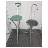 2 Fold Up Stools