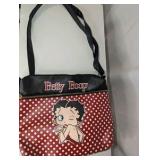 Faux leather Betty Boop crossbody bag