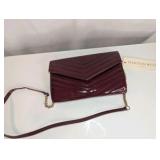 NWT Madison West Clutch Dark Red Purse