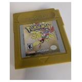 Pokémon Gold Version for the Nintendo Game Boy Color, stamped "22"