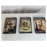 The Lord of the Rings movie trilogy, including The Fellowship of the Ring, The Two Towers, and The Return of the King