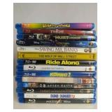14 pre-owned Blue-Ray movies, various titles