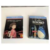 Studio Ghibli Blu-ray + DVD combo packs for Spirited Away and My Neighbor Totoro