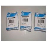 Instant Ink 63/302 Tri-color cartridge, (2) HP Instant Ink 4XL Black Cartridges