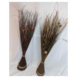 (2) natural willow bundles, home decor