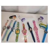 Kids Watch Lot- Untested, Need Batteries | SpongeBob, Frozen, Mickey Mouse