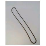 925 sterling silver rope chain, 20"