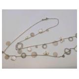 Retired Silpada "Pearl of a Girl" necklace 925 Sterling Silver Freshwater Pearl