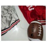 Build-A-Bear Workshop Ohio State University football uniform set