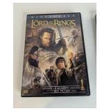 The Lord of the Rings movie trilogy, including The Fellowship of the Ring, The Two Towers, and The Return of the King