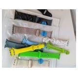 Smart Watch Untested Lot- Garmin, Apple, Samsung with various bands