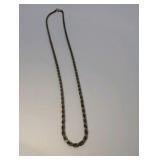 925 sterling silver rope chain, 20"