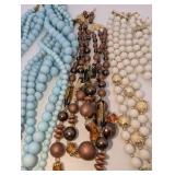 Vintage Beaded Necklaces, set of 3