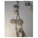 Retired Silpada "Pearl of a Girl" necklace 925 Sterling Silver Freshwater Pearl