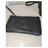 Kate Spade New York Lola Glitter Satchel & Black Clutch, Pre-owned