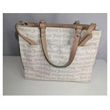 Juicy Couture Tan/White Bag, Pre-owned