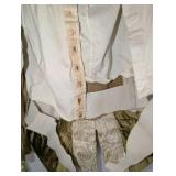 Custom Theater Kids white and gold embroidered tunic