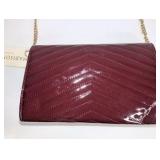 NWT Madison West Clutch Dark Red Purse