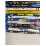 14 pre-owned Blue-Ray movies, various titles