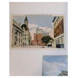 Vintage postcards and a souvenir watch highlighting The Saint Paul Hotel in Saint Paul, Minnesota