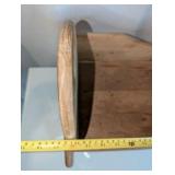 Antique wood doll rocking cradle