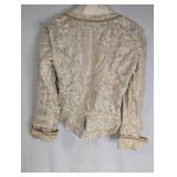 Custom Theater Kids white and gold embroidered tunic