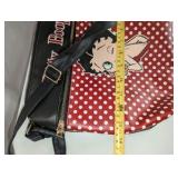 Faux leather Betty Boop crossbody bag