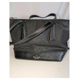 Kate Spade New York Lola Glitter Satchel & Black Clutch, Pre-owned