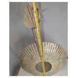 Large Modern Circular Vase with vase fillers