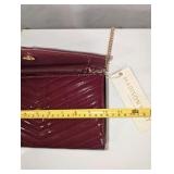 NWT Madison West Clutch Dark Red Purse