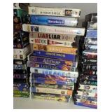 Vintage untested Zenith VHS recorder with huge VHS Tape Lot, Including Black Diamond Disney Jungle Book, Lion King, Lady and the Tramp Movies