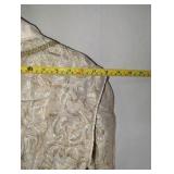 Custom Theater Kids white and gold embroidered tunic
