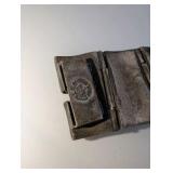 Vintage Taxco 925 Sterling Silver hinged bracelet shadowbox panels