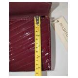 NWT Madison West Clutch Dark Red Purse