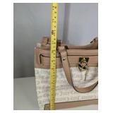 Juicy Couture Tan/White Bag, Pre-owned