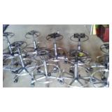 Caster Wheel Stool Bases (10) Non-Adjustable.