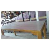Wood Base Laminate Top Tables (2) Solid Condition.