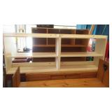 Wood Podium, Desk, Shelves and More.