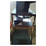 Audio Video Cart, TV and Dust Mop Conditioner.