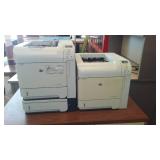HP Laser Jet P4014N Printer and Desk.