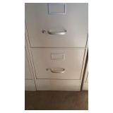 2 Drawer File Cabinet (4) Tan.