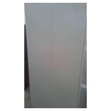 2 Door Locking Cabinet W/ Key.