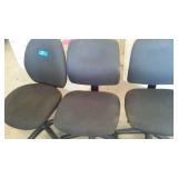 3 Office Desk Chairs.