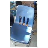 Assorted Chairs (13). Mixed styles and colors