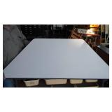 Assorted Laminate Tables (2) and Storage Bin Unit.